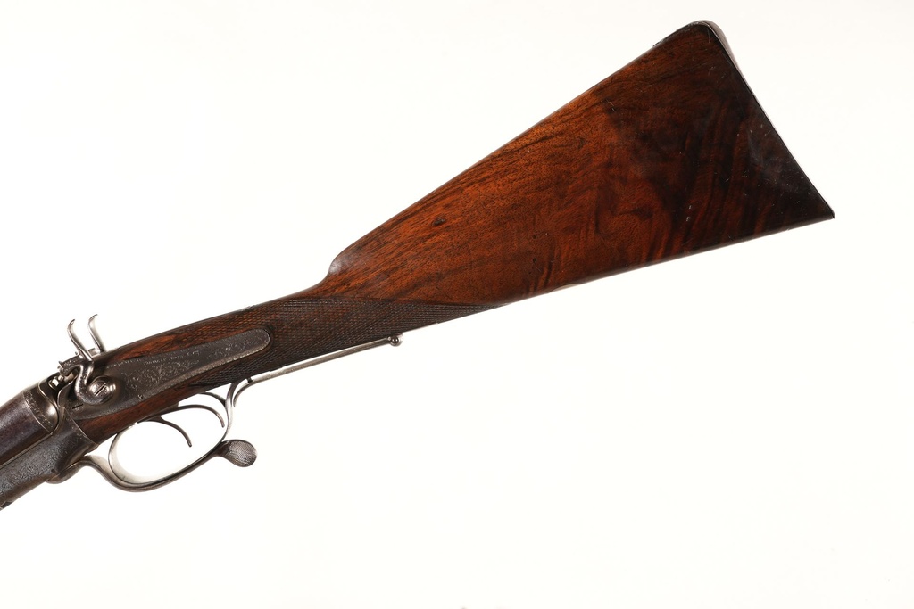 61592 Thomas Boss & Co Rotary-Underlever Hammergun SxS Shotgun 12ga
