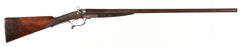 61592 Thomas Boss & Co Rotary-Underlever Hammergun SxS Shotgun 12ga