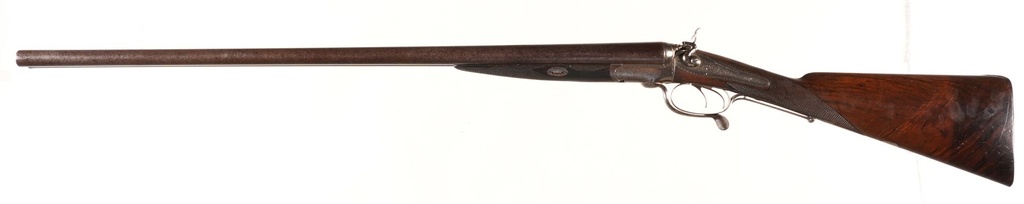 61592 Thomas Boss & Co Rotary-Underlever Hammergun SxS Shotgun 12ga