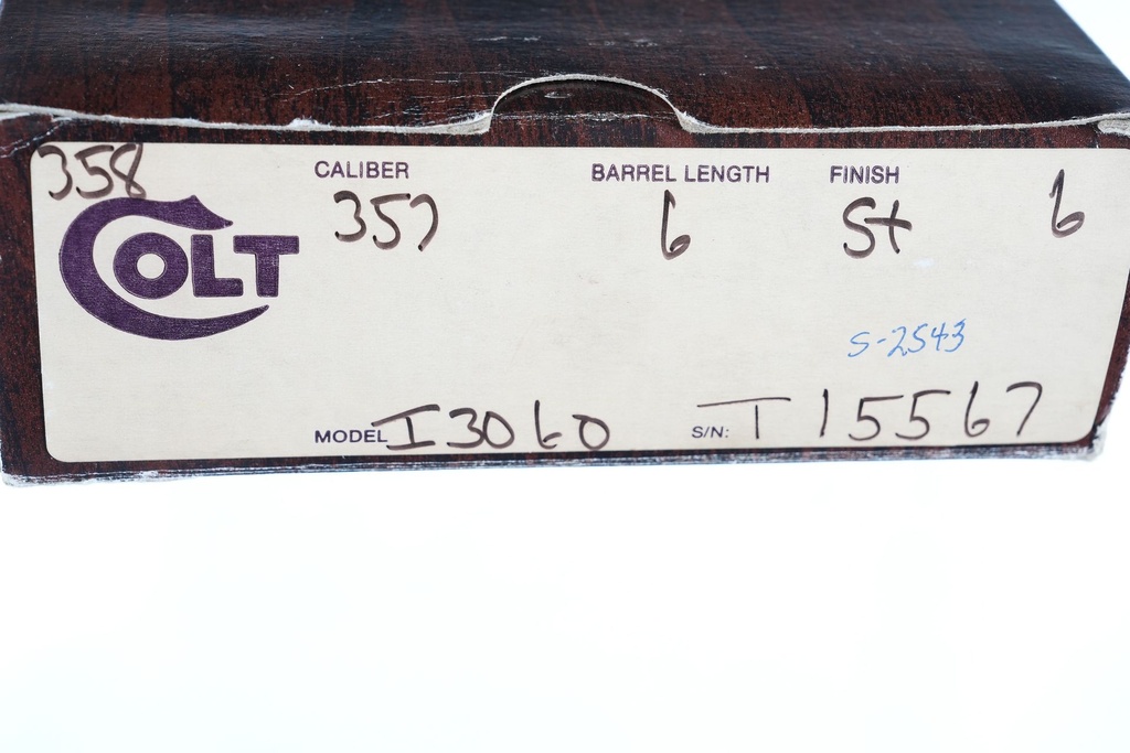 62240 Colt Python Revolver .357 mag