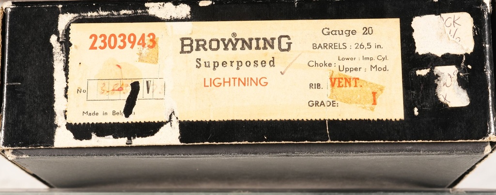 62397 Browning FN Superposed Lightning Grade I O/U Shotgun 20ga