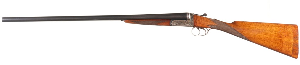 62461 Thomas Bland & Sons Box Lock Game SxS Shotgun 12ga