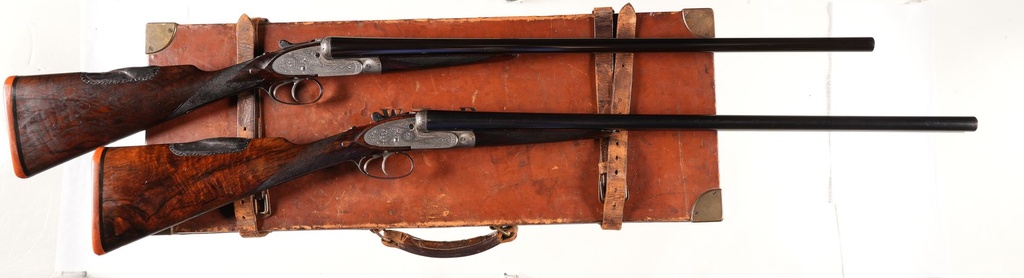 62473 Henry Atkin (from Purdeys) Pair Sidelock Ejector SxS Shotgun 12ga