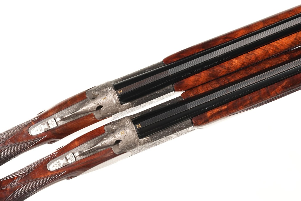 62572 Pair of Miroku MK60 High Pheasant Grade V O/U Shotguns 20ga