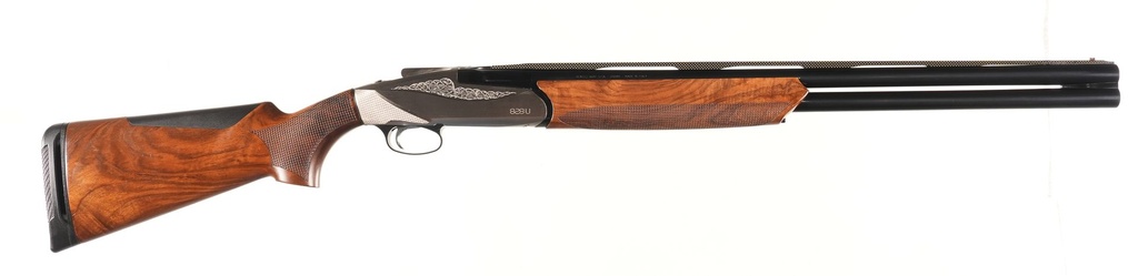 62585 Benelli 828U Silver Field O/U Shotgun 12ga