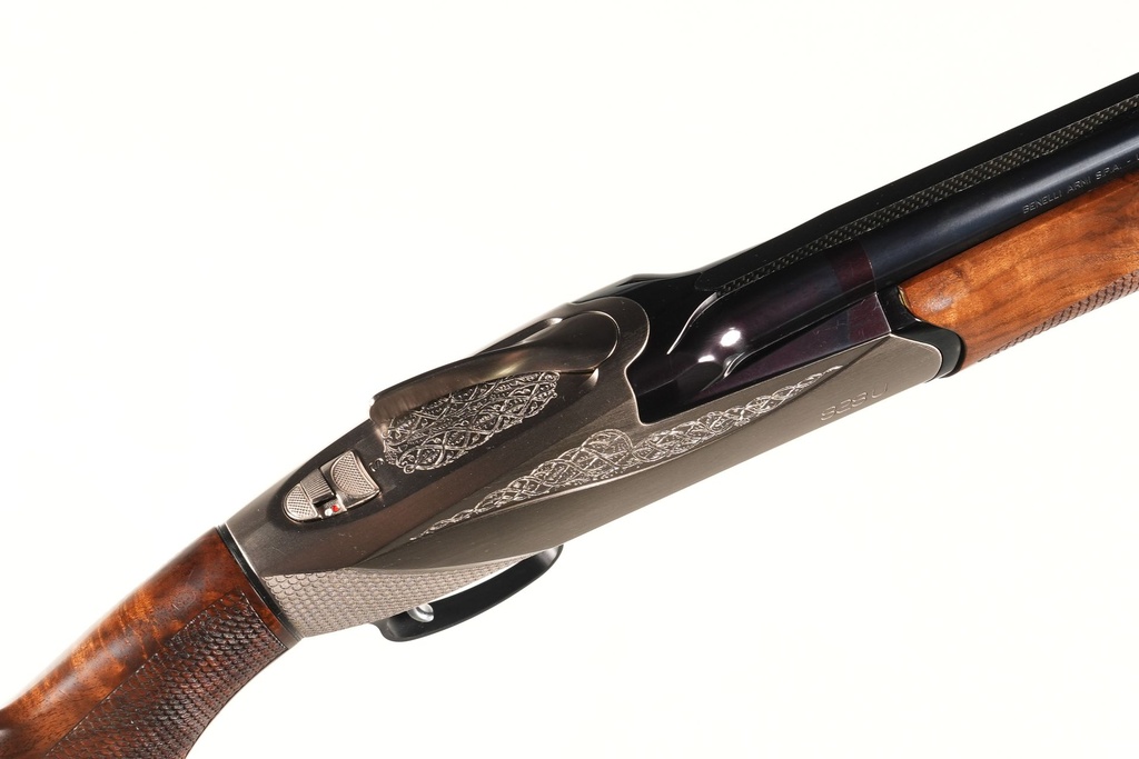 62585 Benelli 828U Silver Field O/U Shotgun 12ga