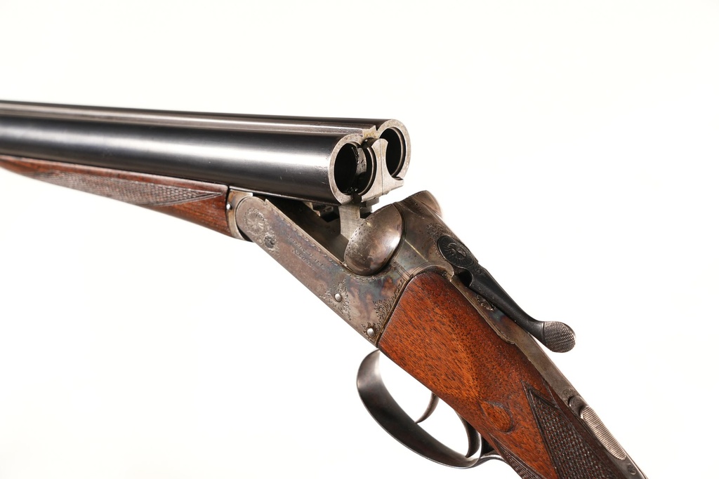 46655 JAMES CARR & SONS Box Lock Ejector SxS Shotgun 16ga
