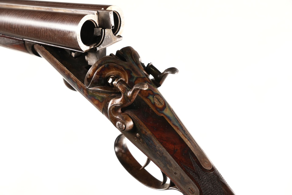 40283 J. Burrow Rotary Underlever SxS Shotgun 10ga