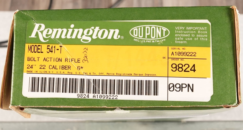 45783 Remington 541-T Bolt Rifle .22 rf
