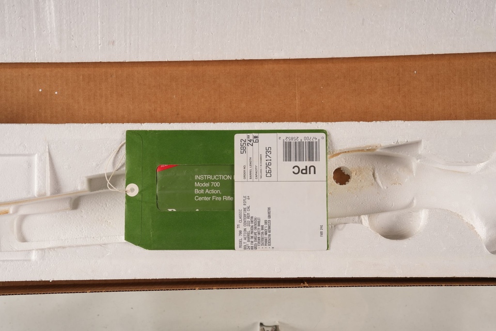 45981 Remington 700 Classic Bolt Rifle .222 rem