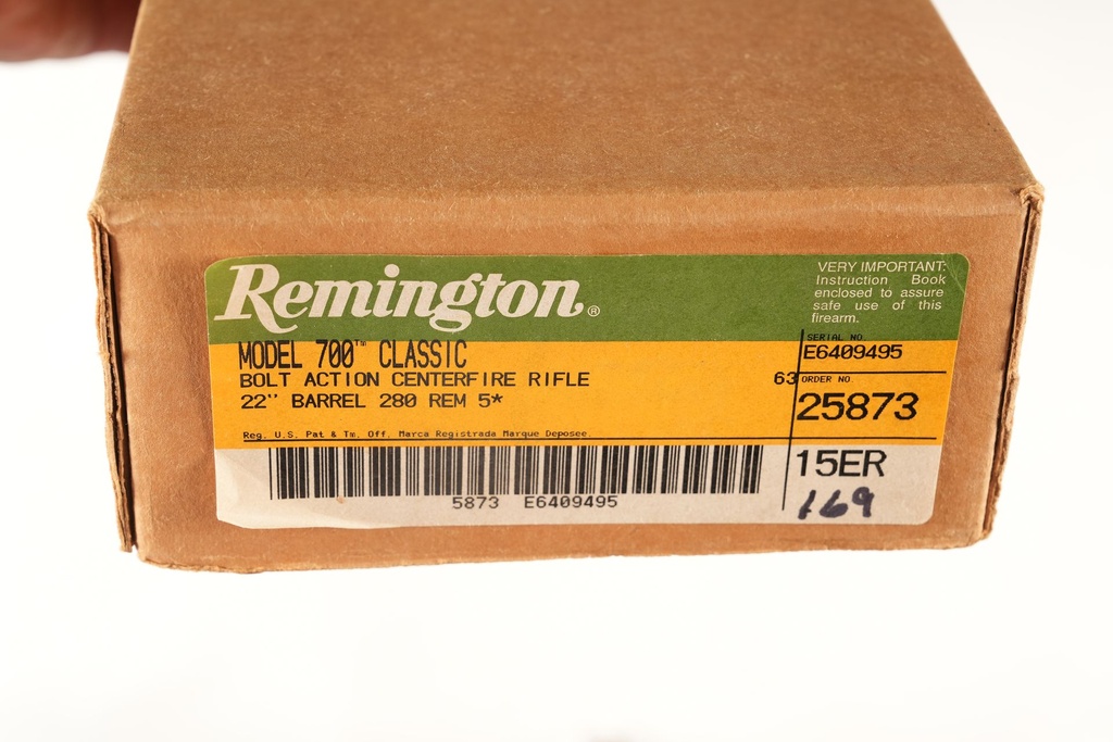 45983 Remington 700 Classic Bolt Rifle .280 rem