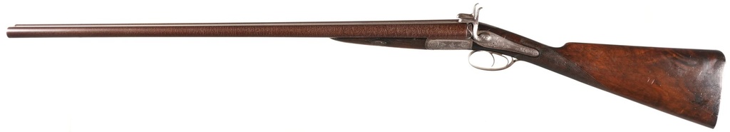 46180 J. D. Dougall  Lockfast Breech loader SxS Shotgun 12ga Pin Fire