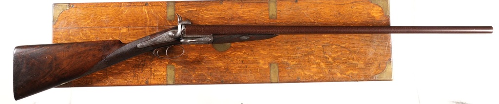 46180 J. D. Dougall  Lockfast Breech loader SxS Shotgun 12ga Pin Fire