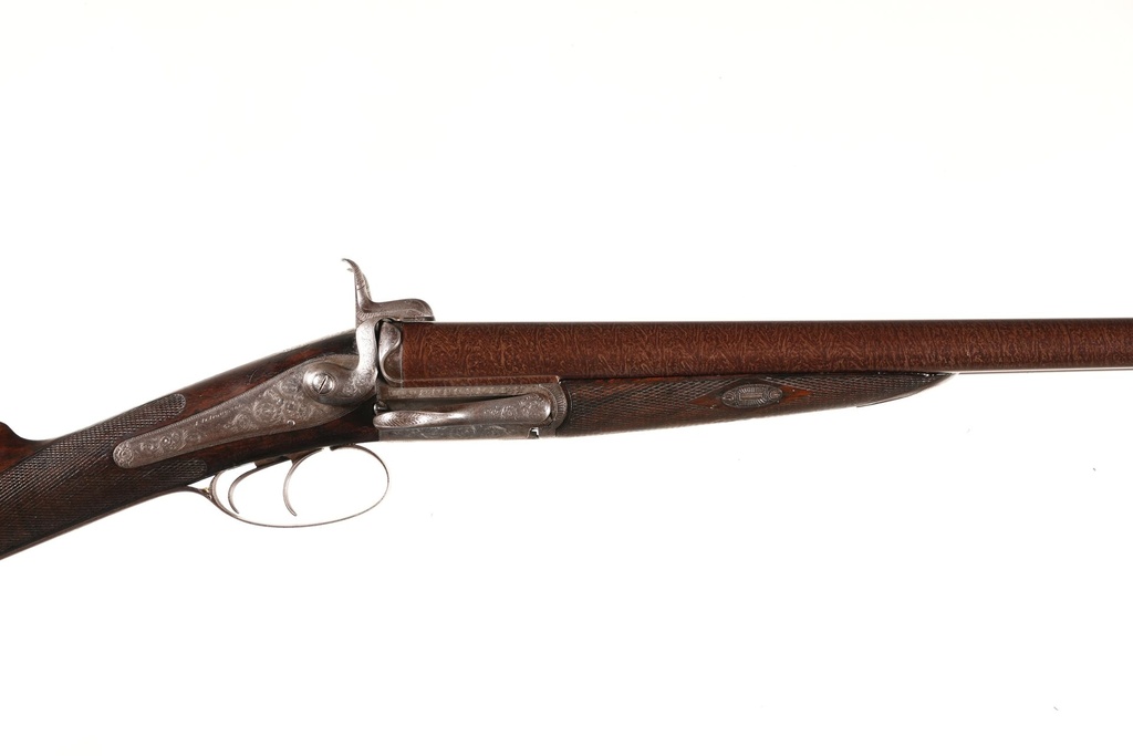 46180 J. D. Dougall  Lockfast Breech loader SxS Shotgun 12ga Pin Fire