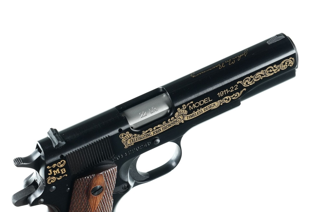 61221 Pair of Browning 1911 100th Anniversary Pistols .45 ACP/.22 lr