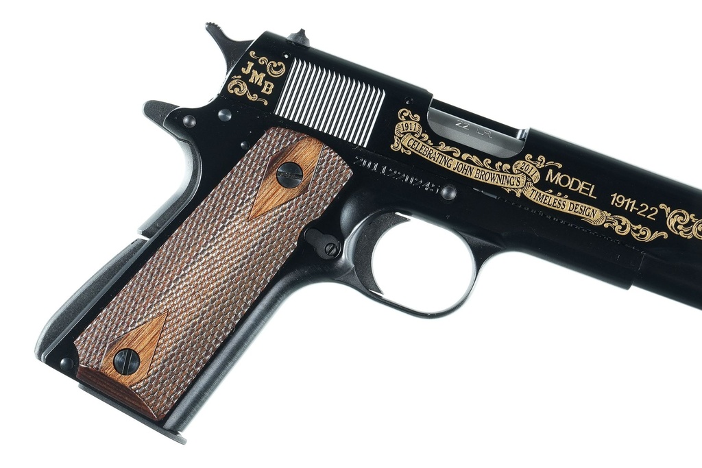 61221 Pair of Browning 1911 100th Anniversary Pistols .45 ACP/.22 lr