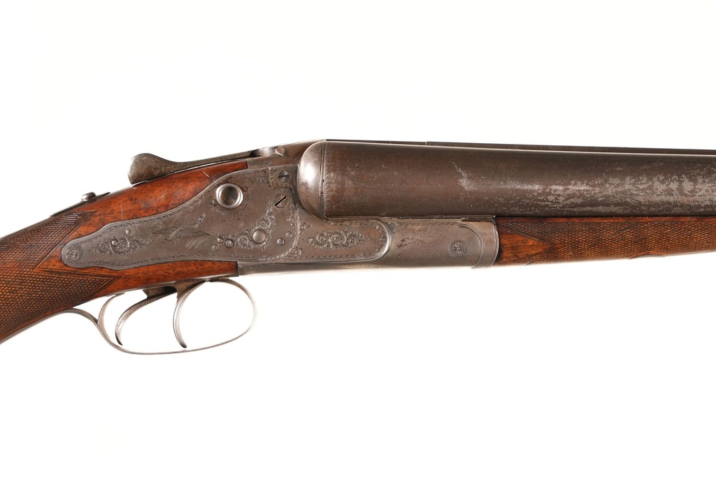 WC Scott Lever Grip Lock SxS Shotgun 10ga