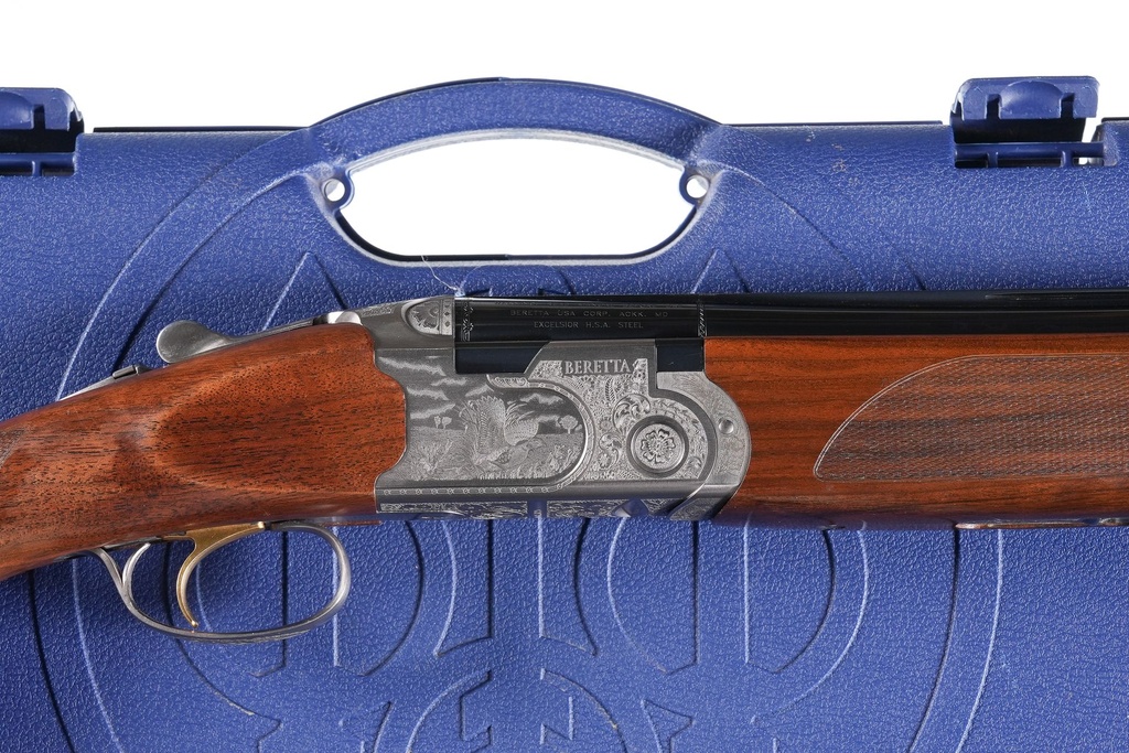 61699 Beretta Left Hand Silver Pigeon 3 O/U Shotgun 12ga
