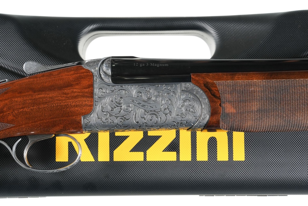 61857 Rizzini Round Body EM Deluxe Ribless O/U Shotgun 12ga