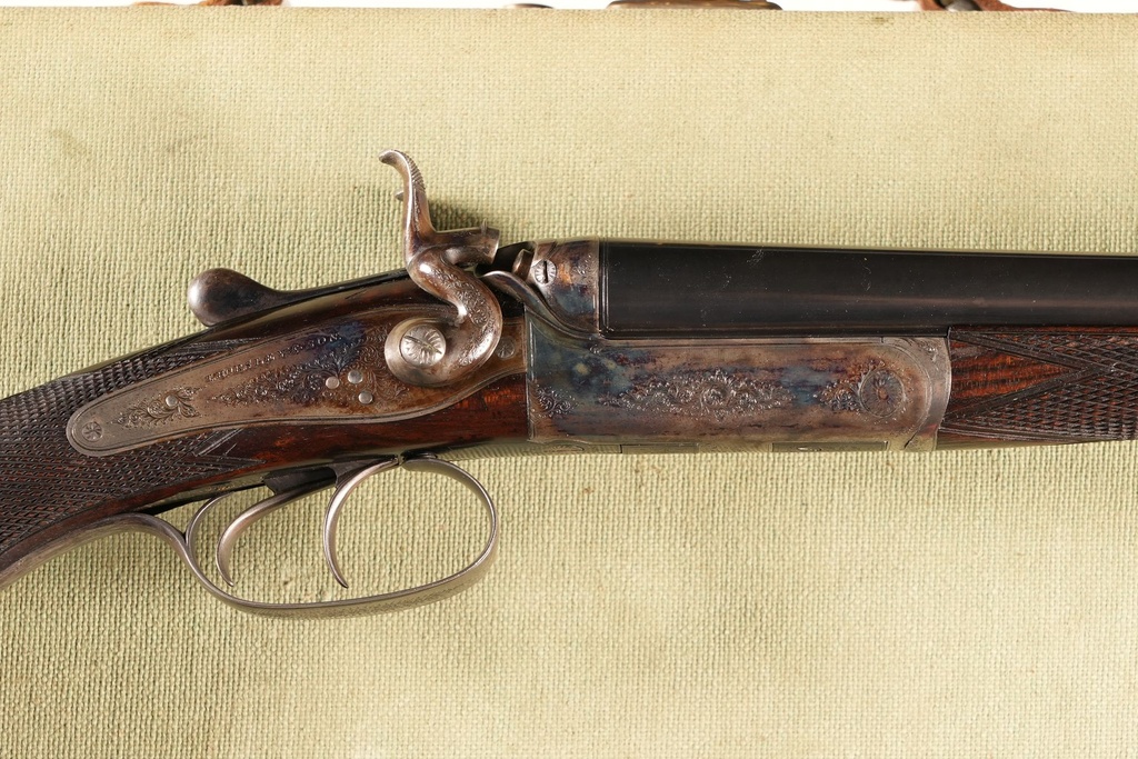 T. HORSLEY & SON SIDE LOCK HAMMER DOUBLE Shotgun 410