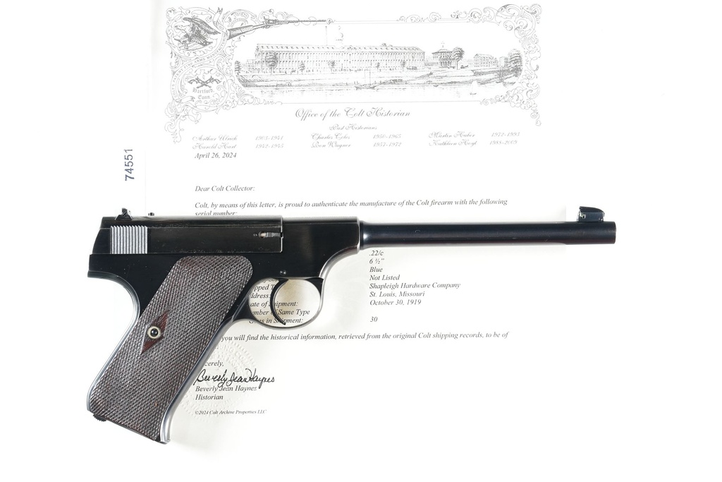 61032 Colt Pre-Woodsman Pistol .22 lr