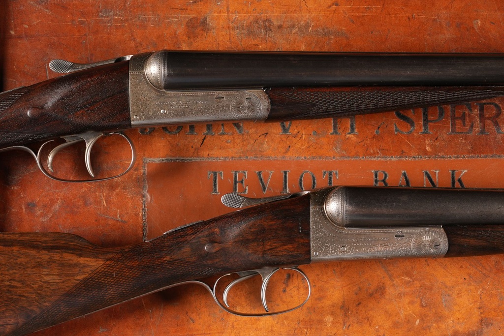 61591 Charles Lancaster Boxlock Non-Ejector (Pair)) SxS Shotgun 12ga