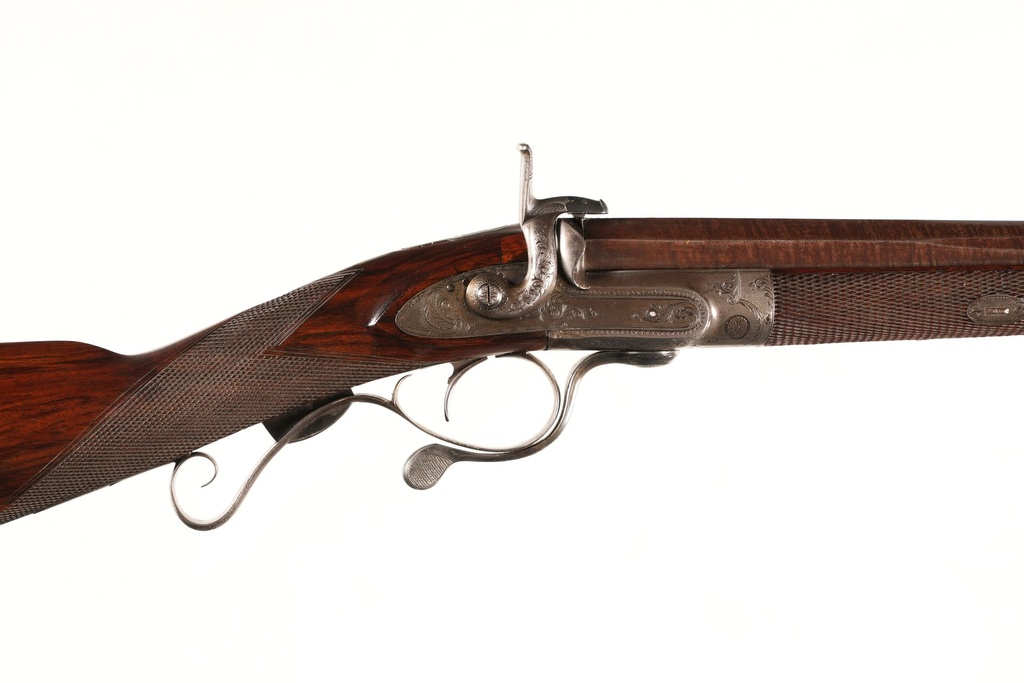 J. A. SCOTCHER Hammer Shotgun 12ga Pin Fire