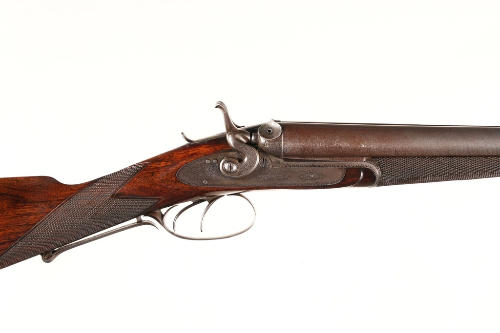 William Powell & Son Bar in wood SxS Shotgun 12GA