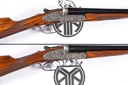 Pair of AYA No. 2 Deluxe Round Action SxS Shotguns 20GA