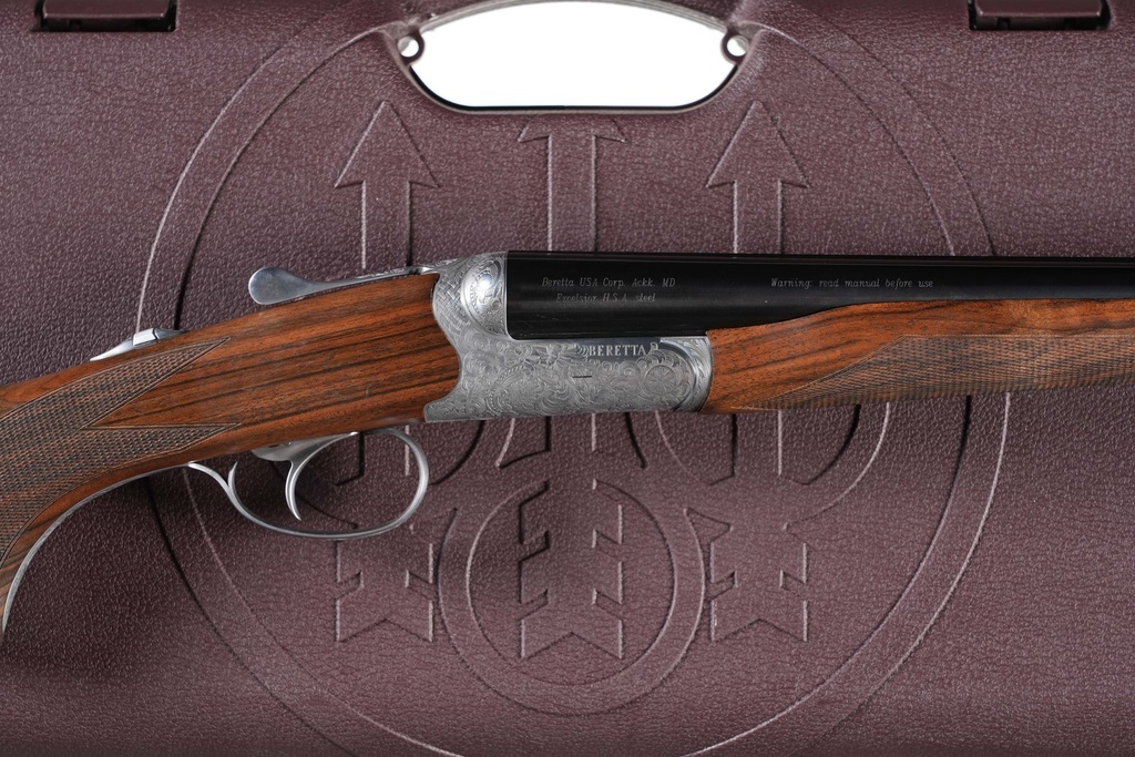 Beretta 486 Deep Scroll Side-by-Side Shotgun, 20 Gauge (As New)