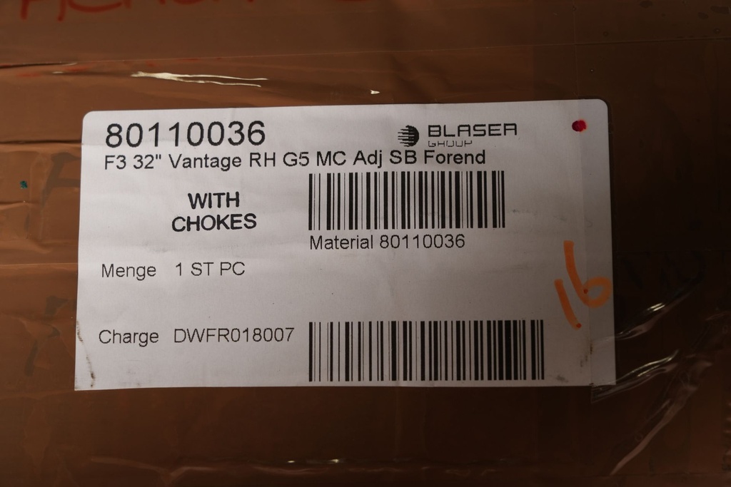 *SOLD* Blaser F3 Vantage RH G5 Adj O/U Shotgun 12ga