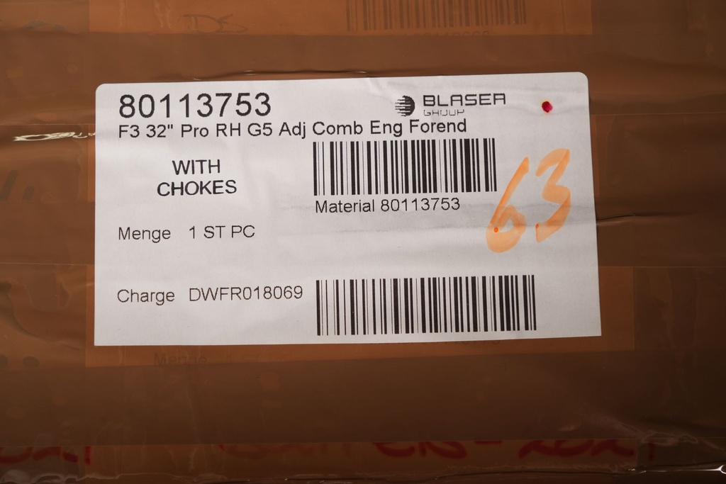 *SOLD* Blaser F3 Pro RH G5 Adj O/U Shotgun 12ga