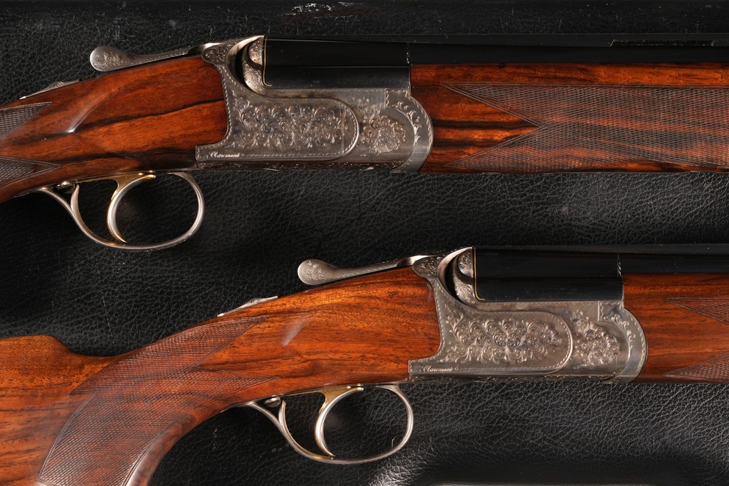 *SOLD* Pair of Gamba Claremont O/U Shotguns 12ga