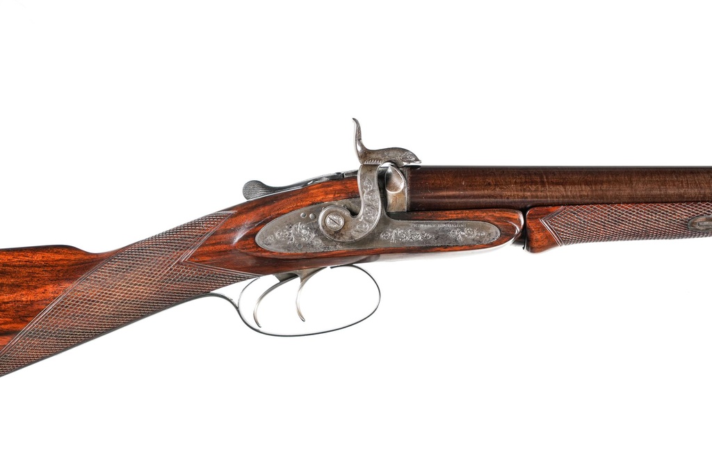 Westley Richards Bar-In-Wood Pinfire Hammer Gun SxS Shotgun 16GA