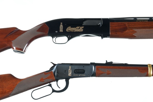 61220 Matched Pair Winchester Coca-Cola Commemorative Long Guns 12ga/.30-30 win