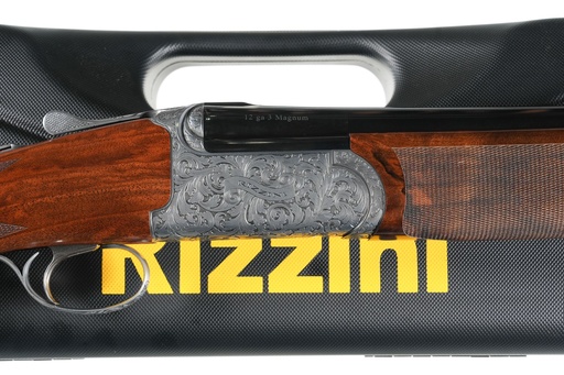 61857 Rizzini Round Body EM Deluxe Ribless O/U Shotgun 12ga