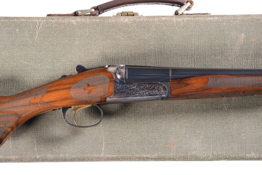 80519 Zabala Box Lock Ejector SxS Shotgun 28 GA