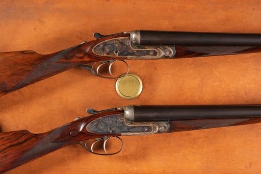 [63122] Pair of J. Purdey & Sons Self Opening Sidelock Ejectors Shotguns 12ga
