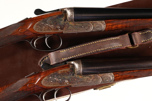 [63054] 63054 Pair of C. Hellis Sidelock Shotguns 12ga