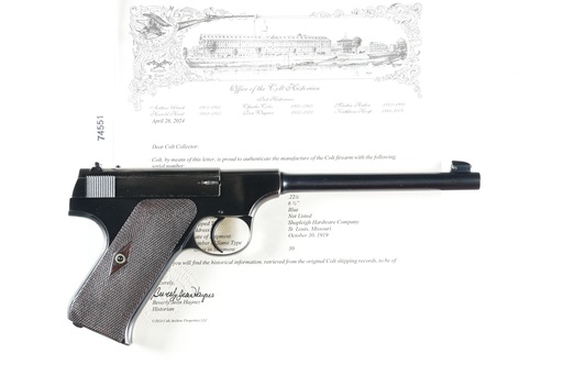 [61032] 61032 Colt Pre-Woodsman Pistol .22 lr