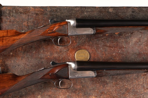 [63030] 63030 Pair of Joseph Lang & Son Boxlock Shotguns 12ga