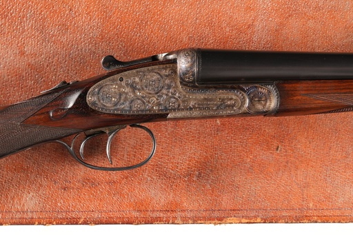 [46963] 46963 LAURONA Hand-Detachable Sidelock Ejector SxS Shotgun 12ga
