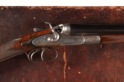 [49886] 49886 John Rigby & Co Hammer SxS Shotgun 12  GA