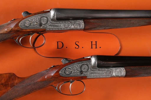[66716] Pair of AA Brown & Sons Supreme Deluxe SxS Shotgun 12GA