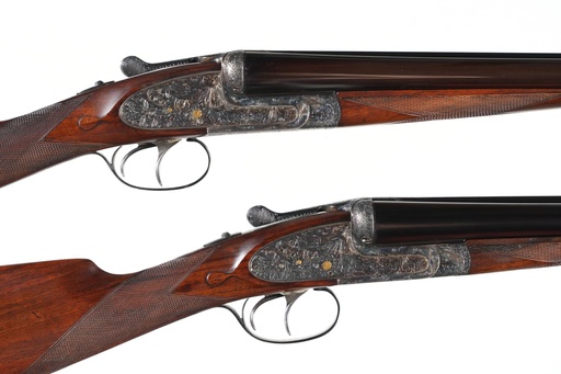 [66865] Pair of AYA No. 25 SxS Shotguns 12GA