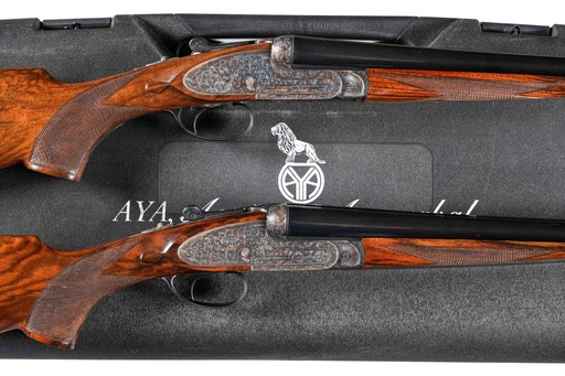 [59401] Pair of AYA No. 2 SxS Shotguns 20GA (As New 32"