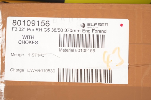 [53143] *SOLD* Blaser F3 Pro RH G5 O/U Shotgun 12ga